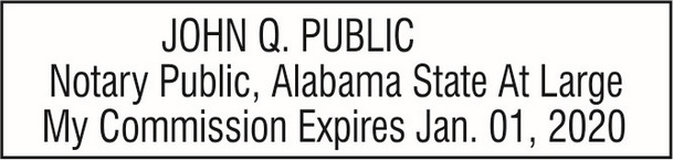 Alabama Notary Seals